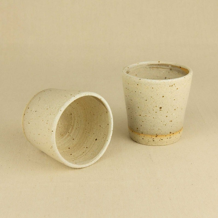 Accessories PolliPots | Polli Pots Ivory Tumbler