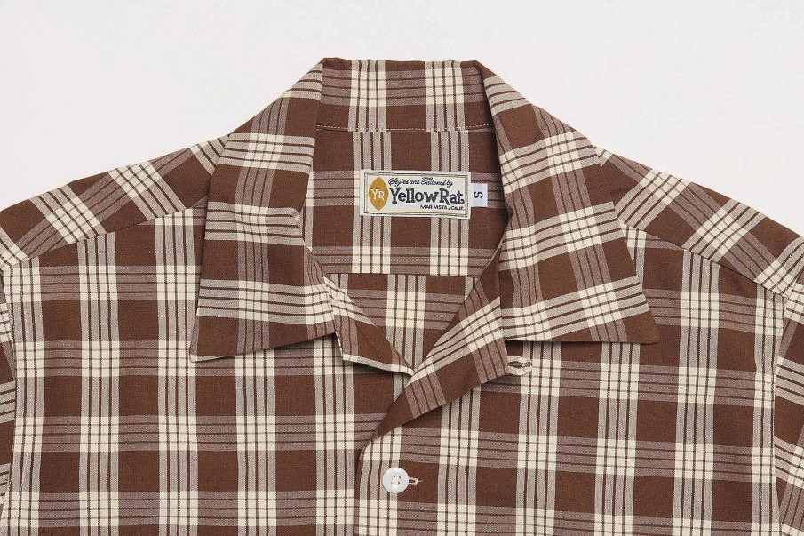 Apparel Yellow Rat Yellow Rat | Yellow Rat Open Collar Shirt - Nutmeg