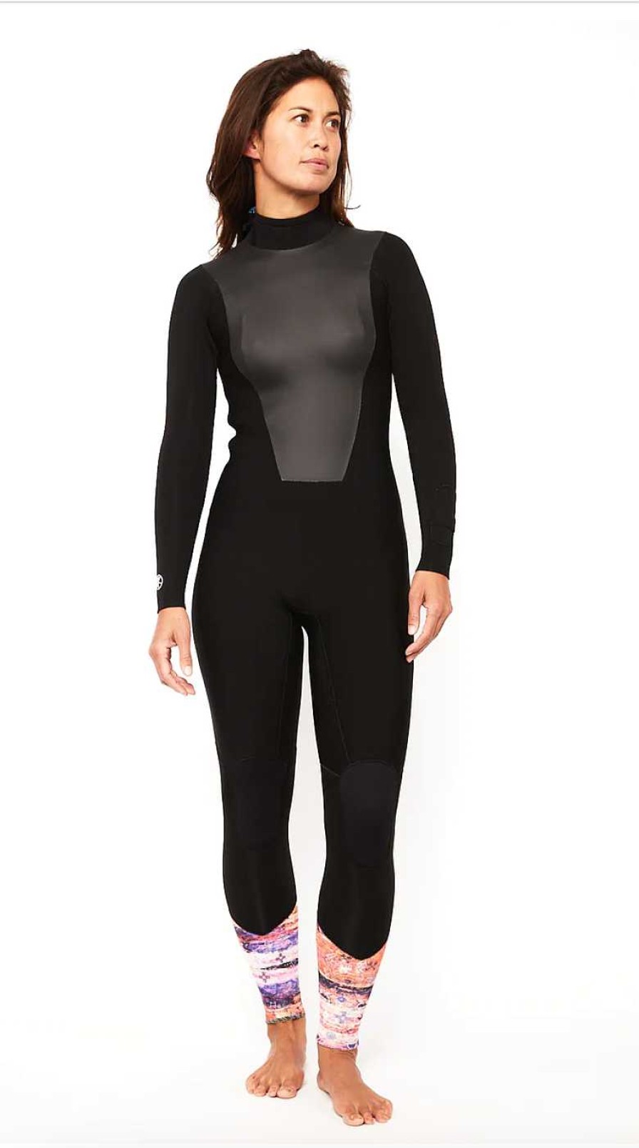 Surfboards Gato Heroi Wetsuits | Kassia- Sea Caves Back Zip 3/2Mm Full Suit