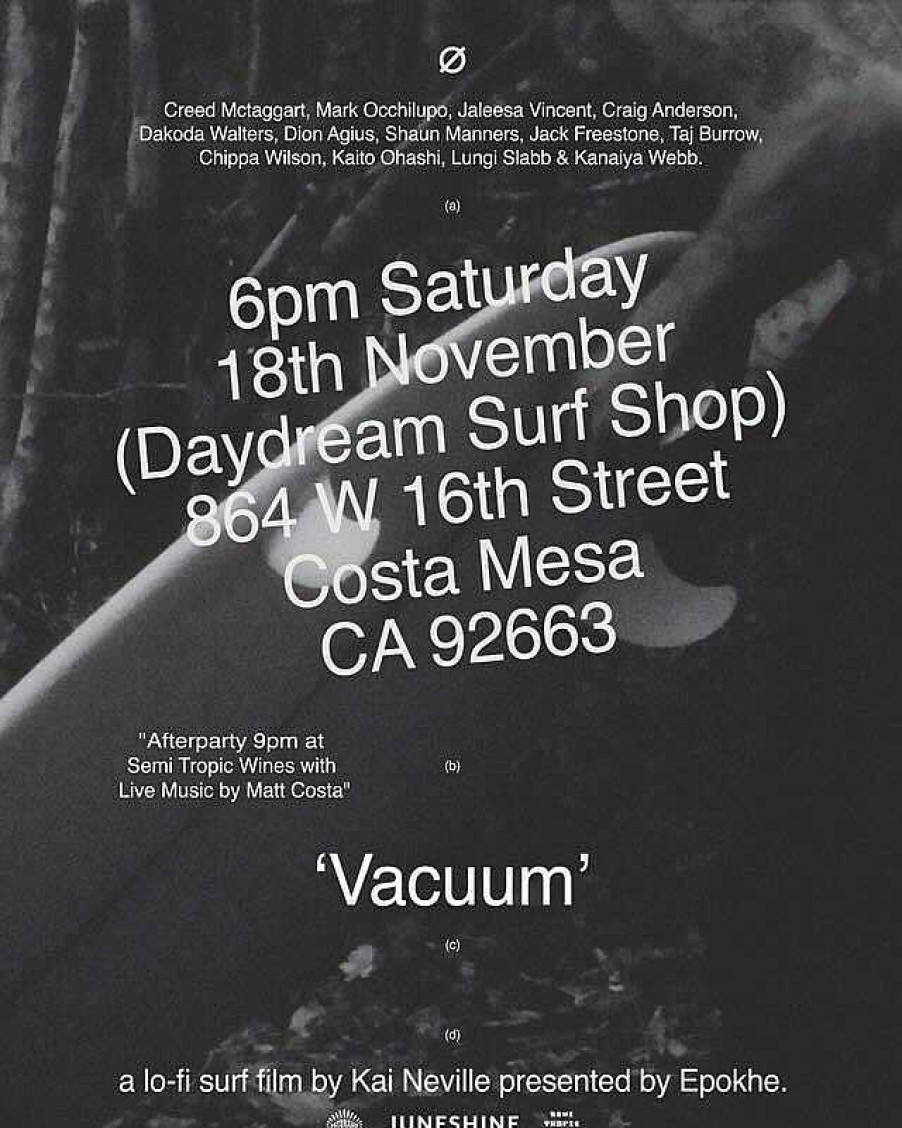 Surfboards Daydream Surf Shop | Vacuum Film Premiere By Kai Neville - Presented By Epokhe