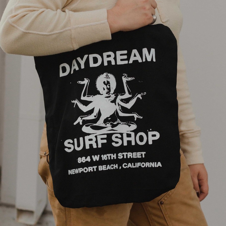 Apparel Daydream Surf Shop Totes | Daydream Shiva Tote- Black