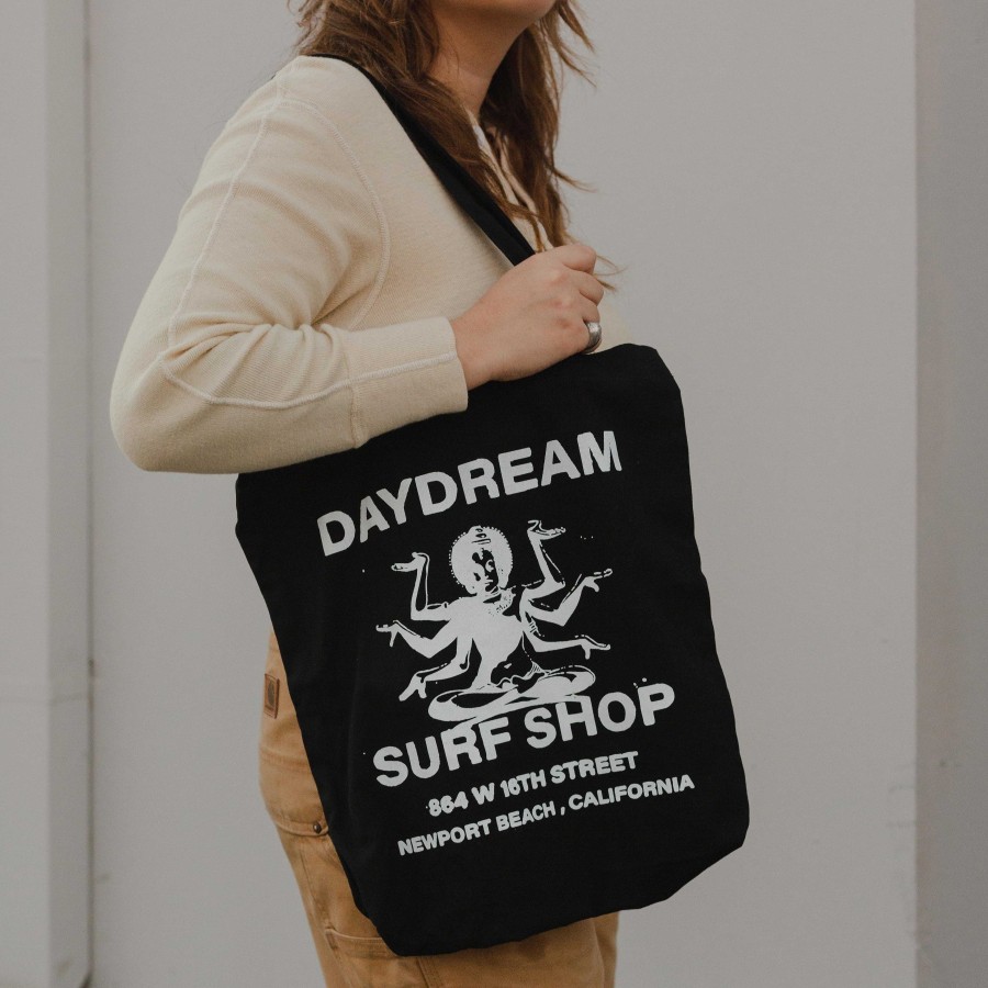 Apparel Daydream Surf Shop Totes | Daydream Shiva Tote- Black