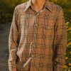 Apparel Daydream Surf Shop Vintage | Tan Tartan Button Up