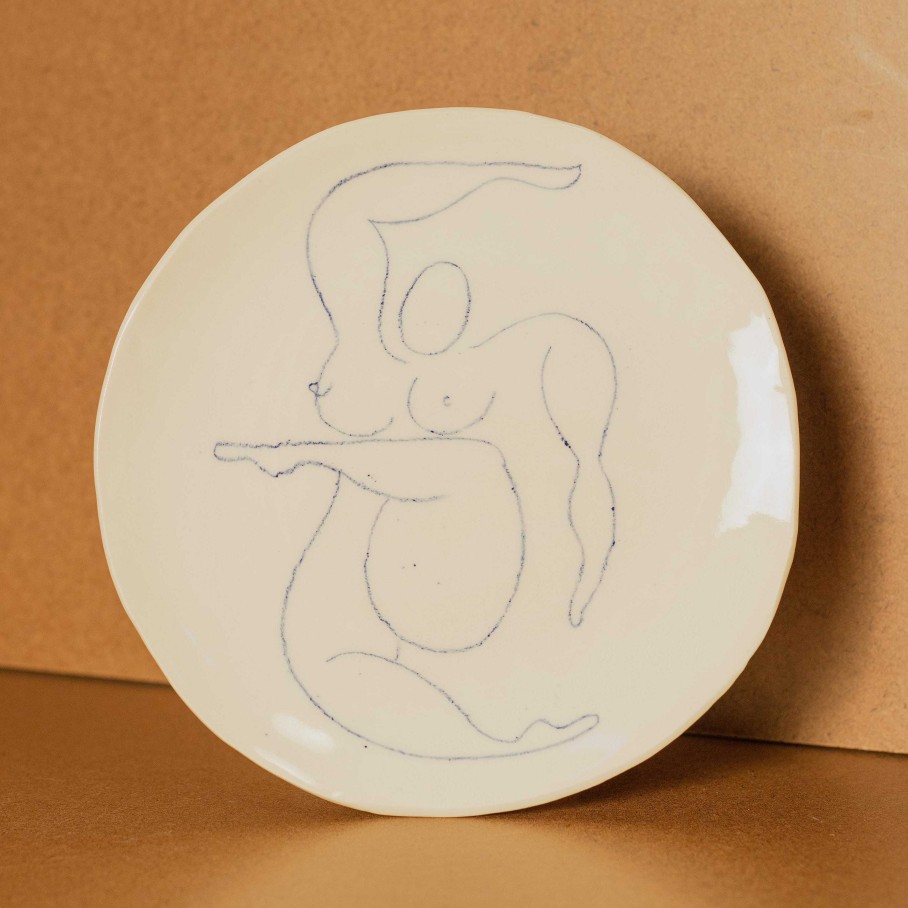 Accessories Rex Ceramics | Rex Designs - Nude Lady Plates