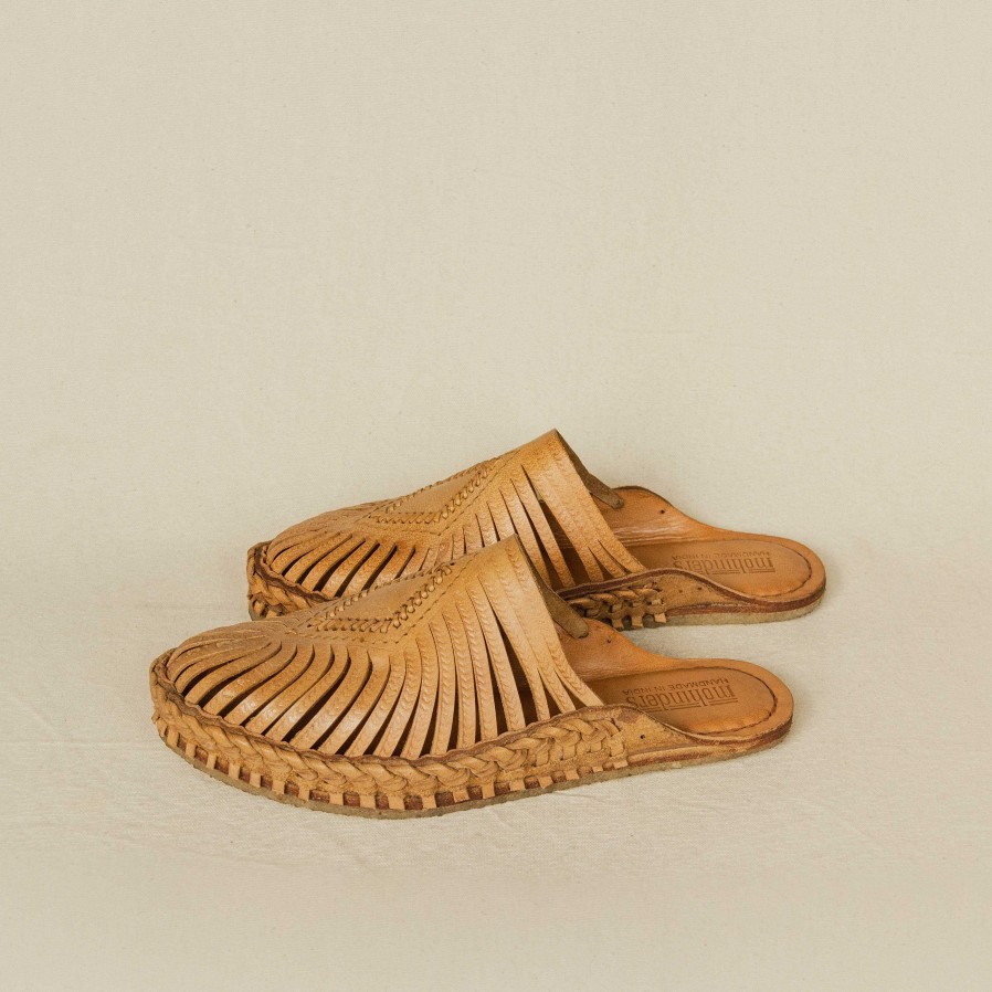 Shoes Mohinders | Mohinders Women'S Diamond Slides In Honey