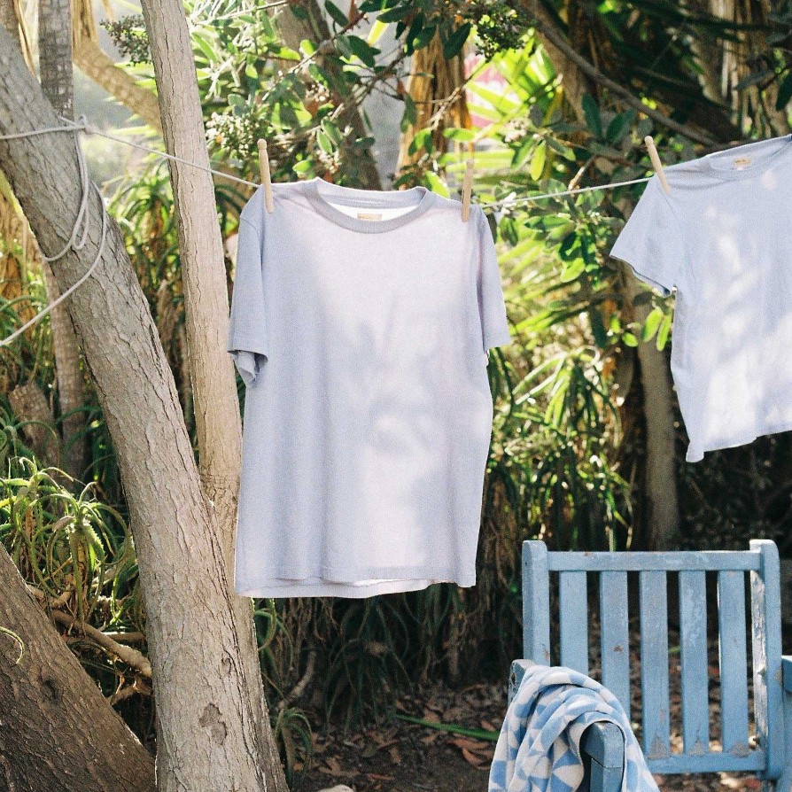 Apparel Daydream Surf Shop Tops | Daydream Neptune Tee - Sky I'M