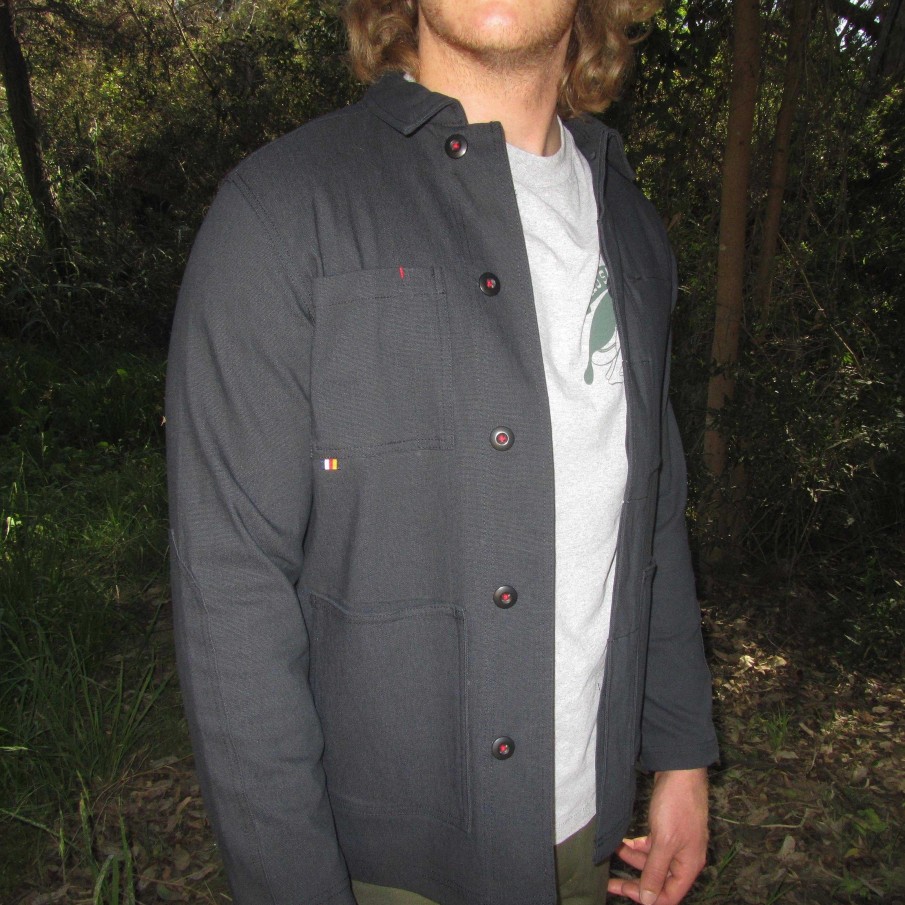 Apparel Ola Canvas Ola Canvas | Ola Canvas Utility Jacket 01 - Navy