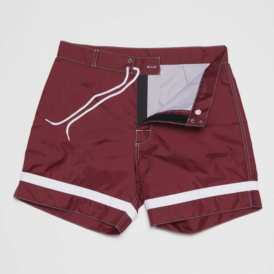 Apparel Yellow Rat Yellow Rat | Yellow Rat Cross Bar Weave Trunk - Wine