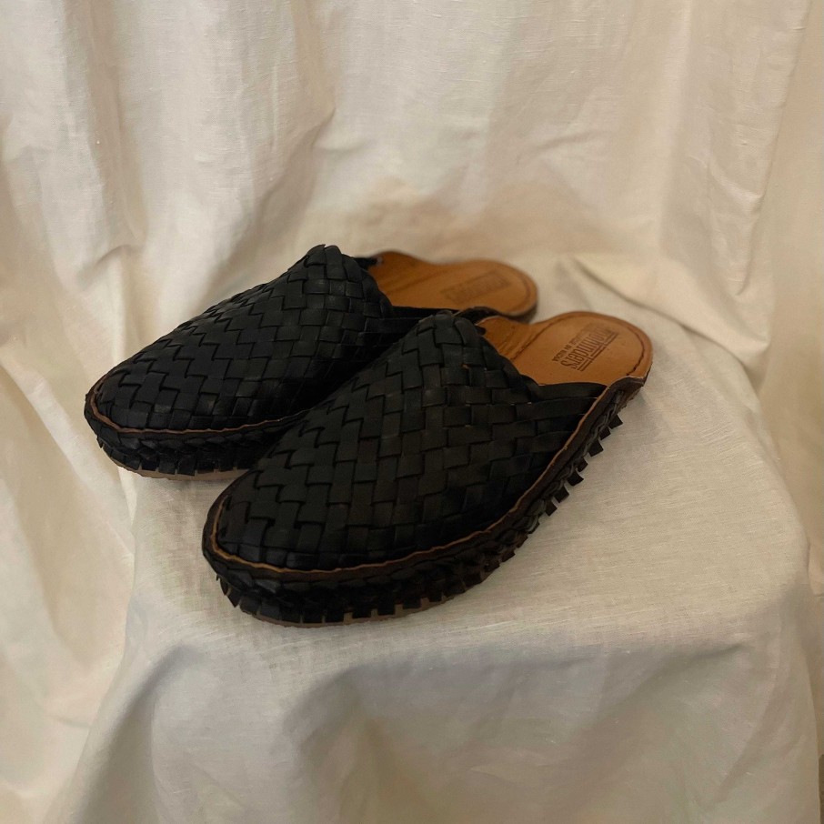 Shoes Mohinders | Mohinders Men'S Woven City Slippers In Charcoal