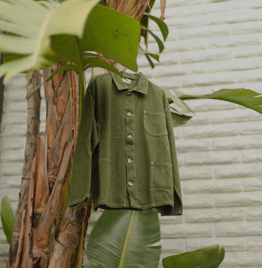 Apparel Daydream Surf Shop Tops | Daydream Chore Jacket Olive