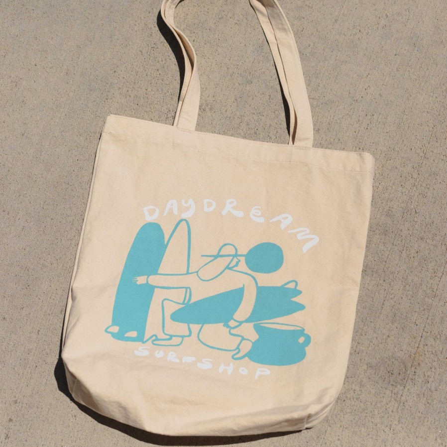 Apparel Daydream Surf Shop Totes | Daydream Potluck Tote - Cream