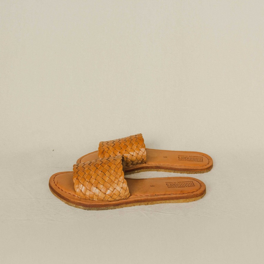 Shoes Mohinders | Mohinders Women'S Woven Sandal In Honey