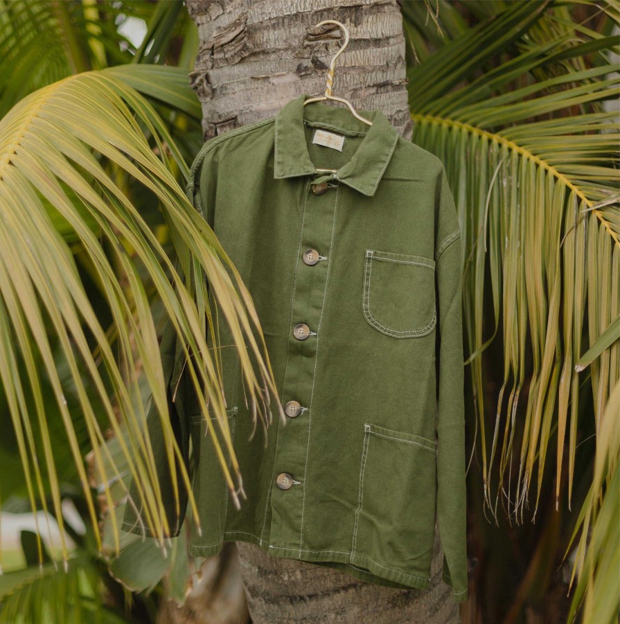 Apparel Daydream Surf Shop Tops | Daydream Chore Jacket Olive