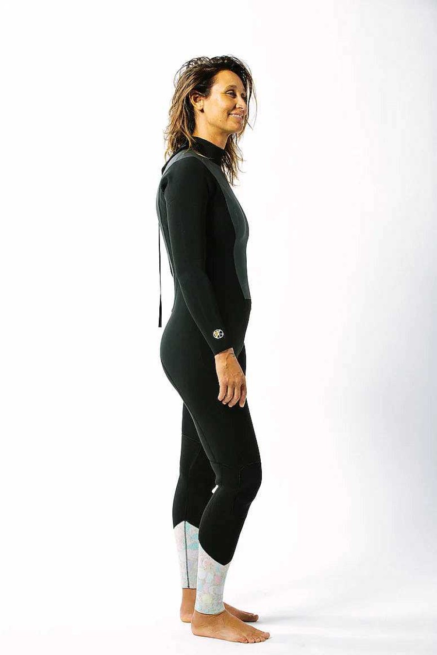 Surfboards Gato Heroi Wetsuits | Kassia- La Luna 3/2Mm Back Zip Full Suit