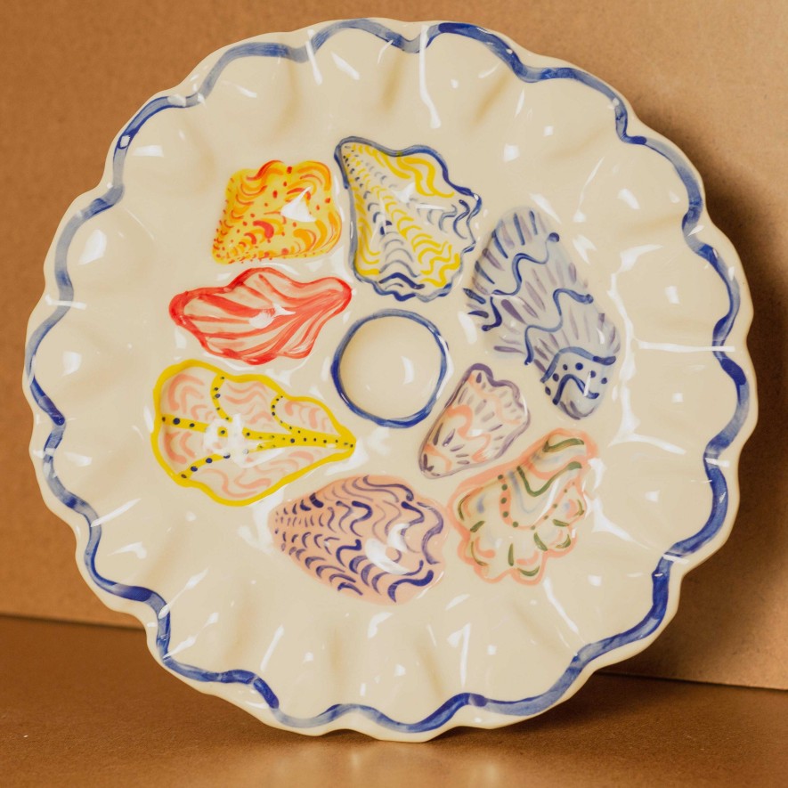 Accessories Rex Ceramics | Rex Design- Oyster Plate