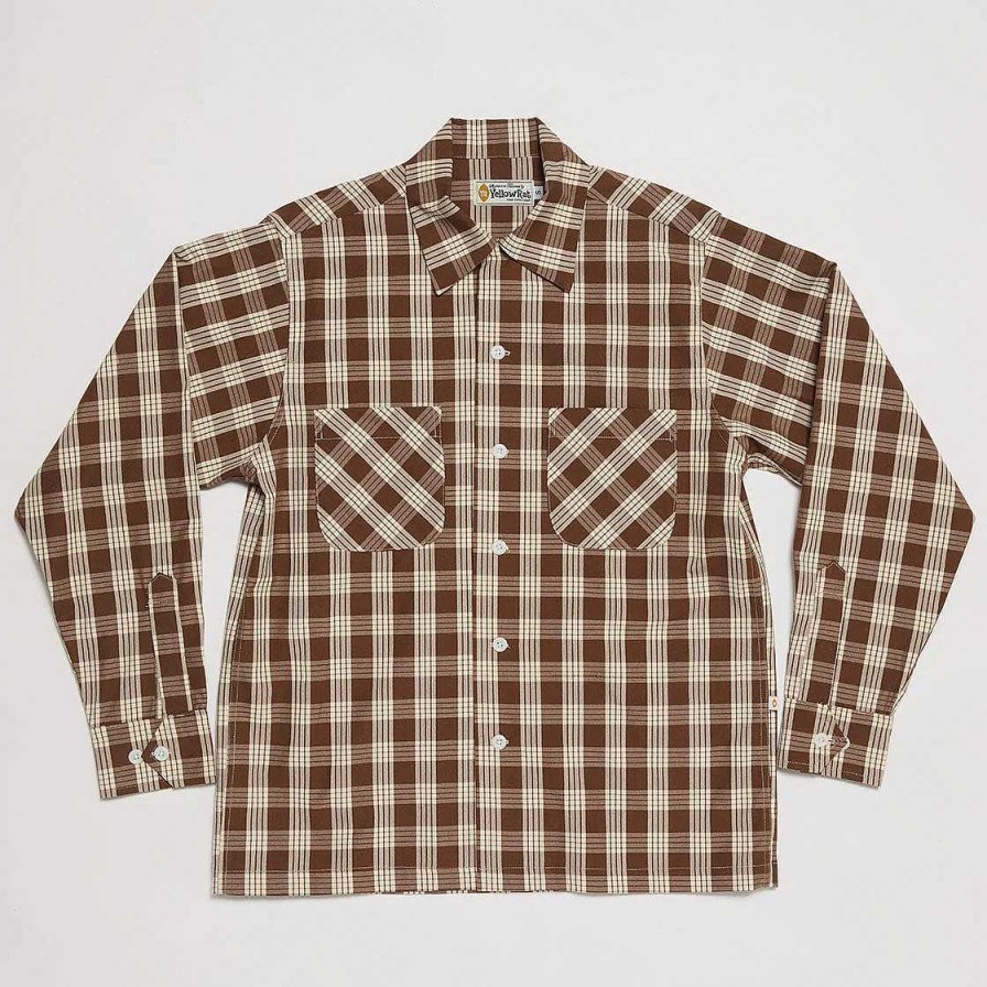 Apparel Yellow Rat Yellow Rat | Yellow Rat Open Collar Shirt - Nutmeg