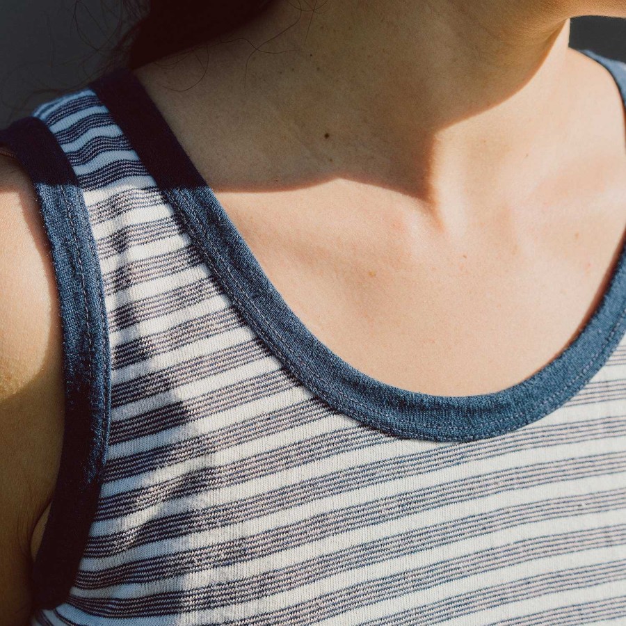 Apparel Daydream Surf Shop Vintage | Navy Striped Tank