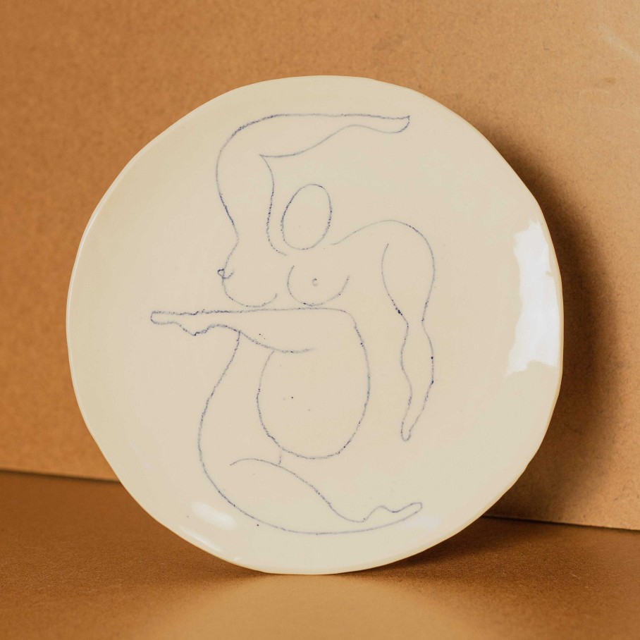 Accessories Rex Ceramics | Rex Designs - Nude Lady Plates