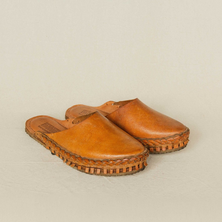 Shoes Mohinders | Mohinders Women'S Heritage Solid Slides In Honey