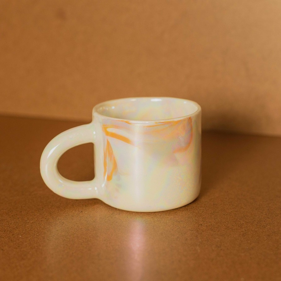 Accessories Rex Ceramics | Rex Design- Pearl Marbled Mug